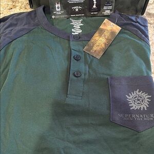 Supernatural Henley Tee